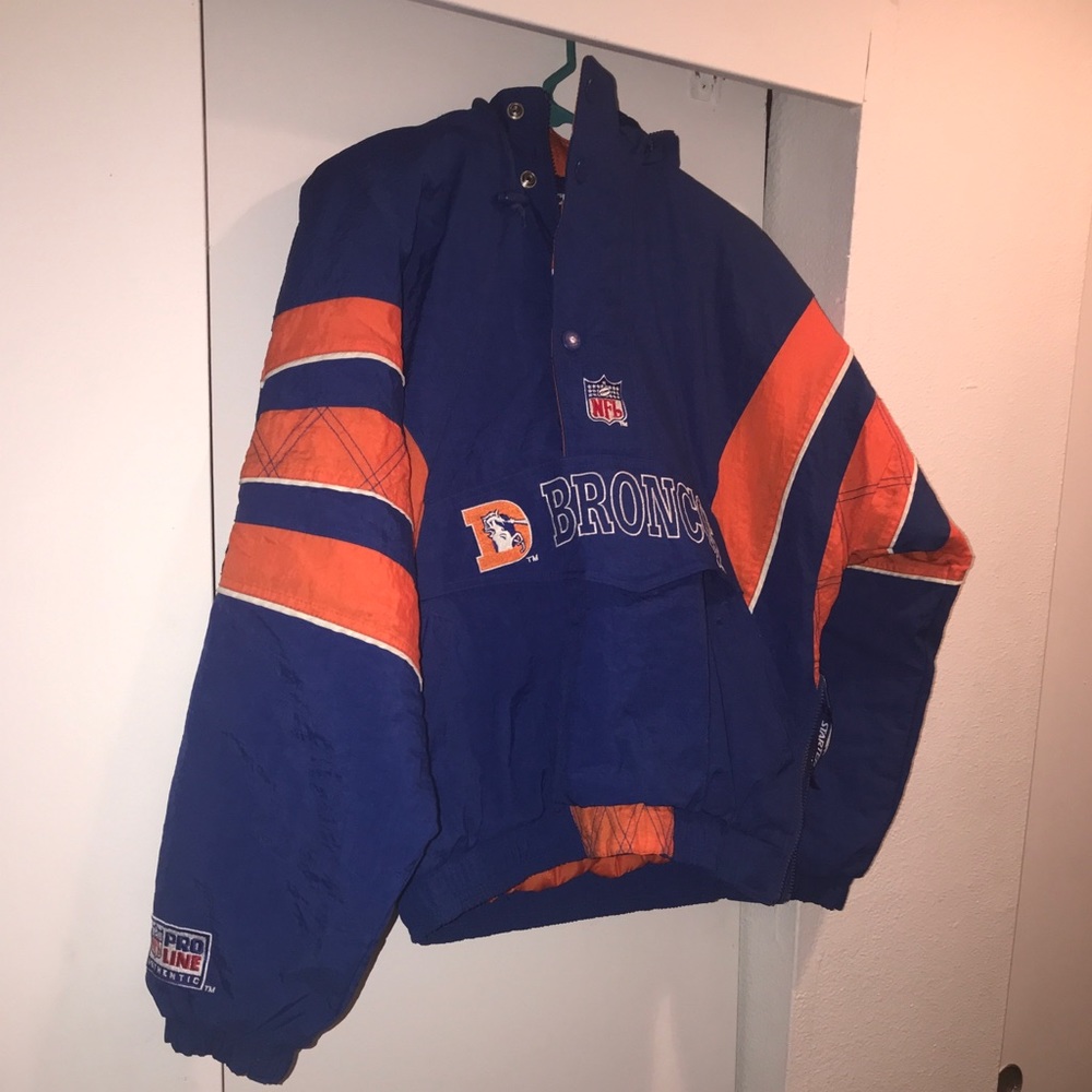 Authentic Denver Broncos jacket Small used good condition